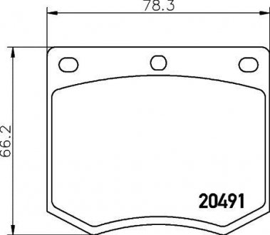 Колодки передние MINTEX MGB633