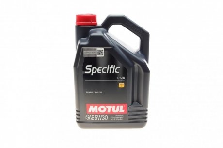 Олива /SPEC 0720 5W30 (5L) MOTUL 102209 (фото 1)