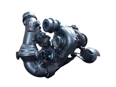 Акция Турбіна Bi-Turbo у зборі відновлена MERCEDES-BENZ C-Class W204 07-14, E-Class W212 09-16, E-Class W207 09-16, S-Class W222 13-20, S-Class W221 06-13, GLK X204 08-15, SLK R172 12-, CLS C218 10-17 MSG 10009700076