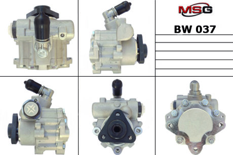 Насос ГУР новий BMW 7 E65-68 01-08, BMW X5 E53 00-07 MSG BW037