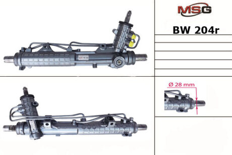 Рульова рейка з ГУР відновлена BMW 3 E36 93-99 MSG BW204R