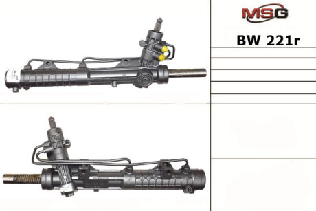 Рульова рейка з ГУР відновлена BMW Z3 95-02, BMW 3 E36 93-99, BMW 3 E46 99-05 MSG BW221R