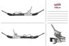 Акция Рульова рейка з ГУР нова Opel Astra J 10-15, Chevrolet Orlando 10-18, Chevrolet Cruze 09-17 MSG CR214 (фото 1)
