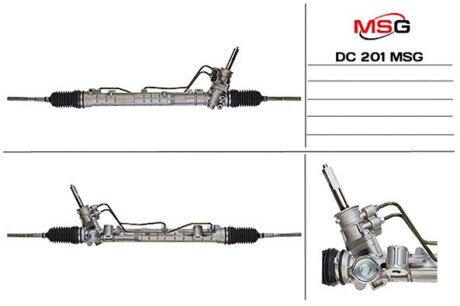 Рульова рейка з ГУР нова Renault Logan 04-13, Renault Sandero 07-13, Dacia Logan 04-12 MSG DC201