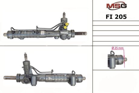 Рульова рейка з ГУР нова Fiat Doblo 00-09 MSG FI205