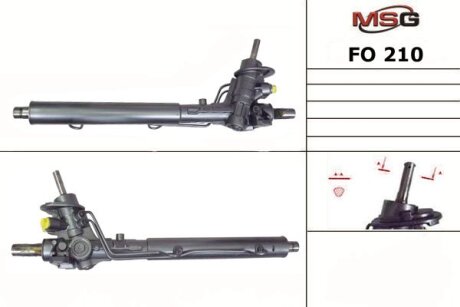 Рульова рейка з ГУР нова VW Sharan 95-10, Ford Galaxy 94-06, SEAT Alhambra 96-10 MSG FO210