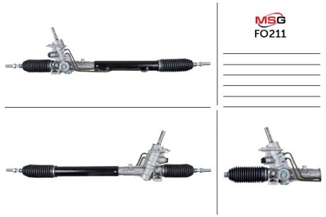 Рульова рейка з ГУР нова VW Sharan 95-10, Ford Galaxy 94-06, SEAT Alhambra 96-10 MSG FO211