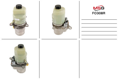 Насос з ЕГПК відновлений Ford Focus II 04-11 MSG FO308R