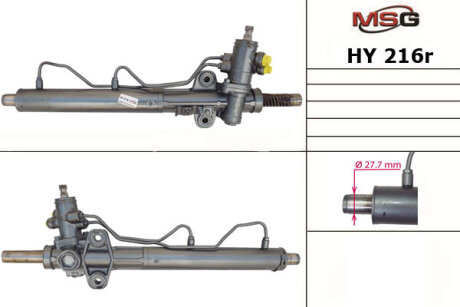 Рульова рейка з ГУР відновлена Hyundai Santa FE 00-06 MSG HY216R