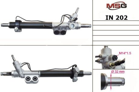 Рульова рейка з ГУР нова Nissan Pathfinder R51 04-14, Nissan Navara 05-15 MSG IN202