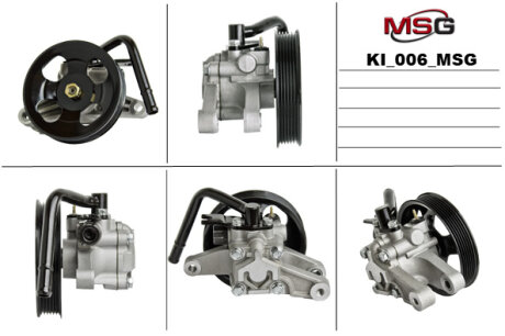 Акция Насос ГУР новий Hyundai Solaris 11-17, Hyundai Accent 10-18, Kia Cerato 04-08 MSG KI006