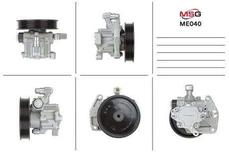 Насос ГУР новий Mercedes-Benz CLS C219 03-10, Mercedes-Benz S-Class W221 05-13, Mercedes-Benz E-Class W211 02-09 MSG ME040