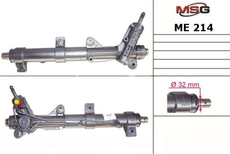 Рульова рейка з ГУР нова Mercedes-Benz Vito W638 96-03 MSG ME214