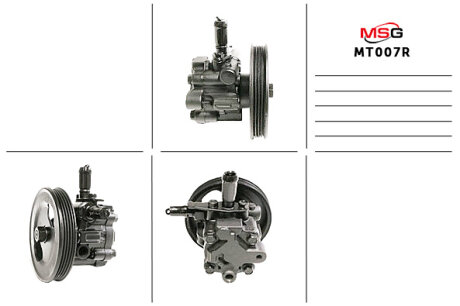 Насос ГУР відновлений Mitsubishi L200 96-06 MSG MT007R