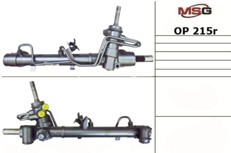 Рульова рейка з ГУР відновлена Opel Zafira A 99-05, Opel Astra G 98-05 MSG OP215R