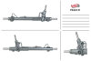 Рульова рейка з ГУР відновлена Peugeot 407 03-11, Citroen C6 05-12 MSG PE221R (фото 1)