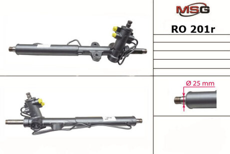 Рульова рейка з ГУР відновлена MSG RO201R