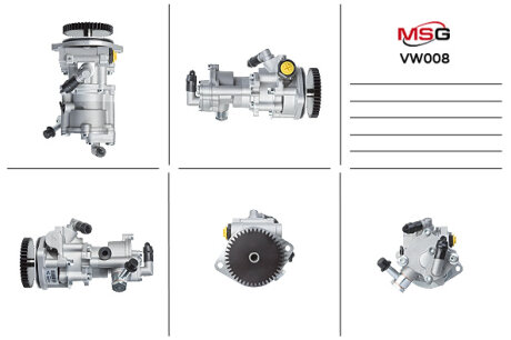 Насос ГУР новий VW LT28-55 96-06 MSG VW008