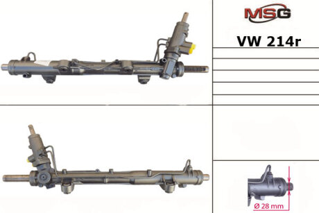Рульова рейка з ГУР відновлена VW Transporter T5 03-15 MSG VW214R