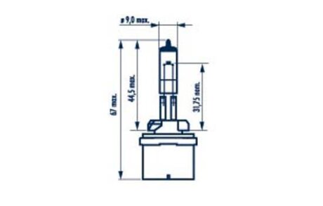480413000 Лампа H27W/1 12V 27W PG13 HALOGEN MINIATURE NARVA 48041