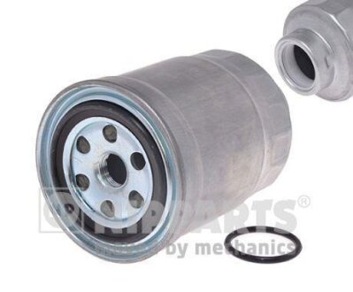 Фільтр паливний 2.2TDCI 16V, 2.0TD 16V, 2.5DCI 16V NISSAN Almera N16 00-06, Navara D40 05-15, Pathfinder R51 04-14, X-Trail T30 00-09, Patrol Y61 97-10, Primera P12 02-08, Terrano R20 93-06, Pickup Navara D22 97-05, Primera P11 96-02, Primera P10 90- NIPPARTS J1331009