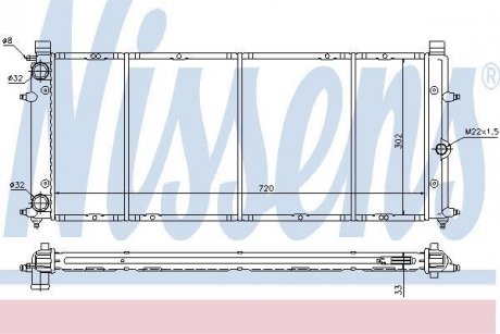 Радіатор охолодження NISSENS 65184