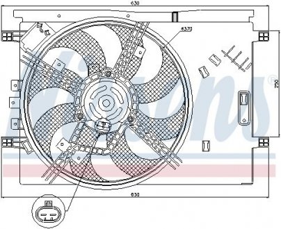 Вентилятор NISSENS 85564 (фото 1)