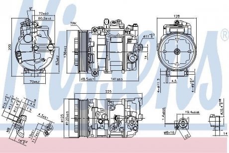 Компресор кондиціонера First Fit NISSENS 890294