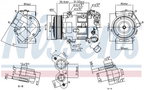 Компресор кондиціонера First Fit NISSENS 890324