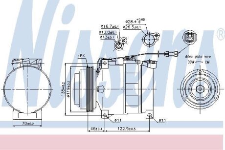 - Компресор кондиціонера + NISSENS 89045