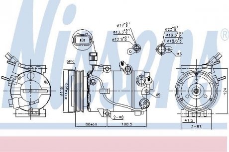 Компресор кондиціонера First Fit NISSENS 890564 (фото 1)