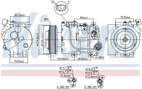 Компресор кондиціонера First Fit NISSENS 890651