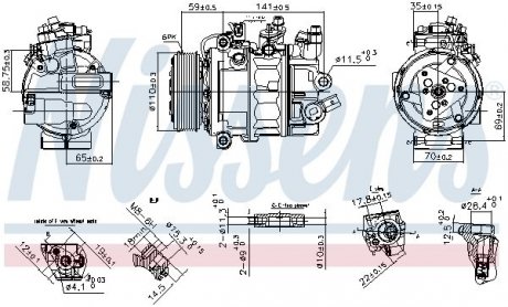 Компресор кондиціонера First Fit NISSENS 890755