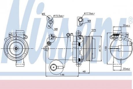 Компресор кондиціонера First Fit NISSENS 89133