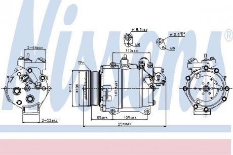 Компресор кондиціонера First Fit NISSENS 89245 (фото 1)