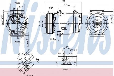 Компресор кондиціонера First Fit NISSENS 89323 (фото 1)