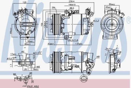 Компресор кондиціонера First Fit NISSENS 89346