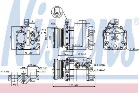 Компресор кондиціонера First Fit NISSENS 89354