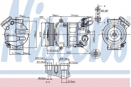 Компресор кондиціонера First Fit NISSENS 89420 (фото 1)