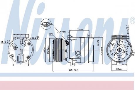 Компресор кондиціонера First Fit NISSENS 89435