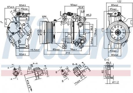 Компресор кондиціонера First Fit NISSENS 89443 (фото 1)