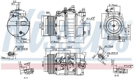 Компресор кондиціонера First Fit NISSENS 89496 (фото 1)