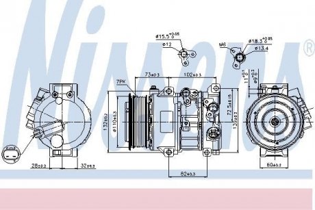 Компресор кондиціонера First Fit NISSENS 89516