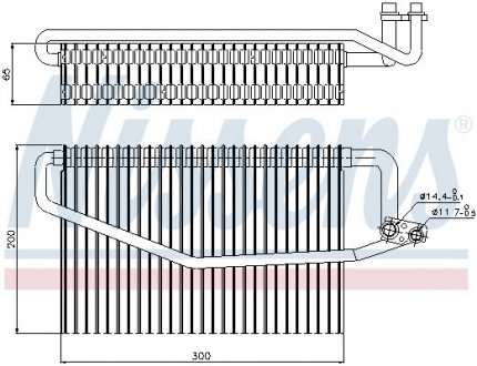 Випарювач кондиціонера NISSENS 92173