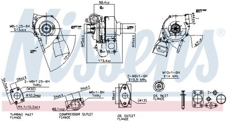 Турбокомпрессор NISSENS 93037