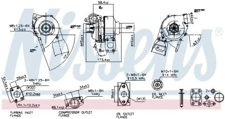 Турбокомпрессор NISSENS 93037