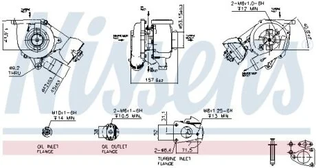 Турбокомпрессор NISSENS 93102
