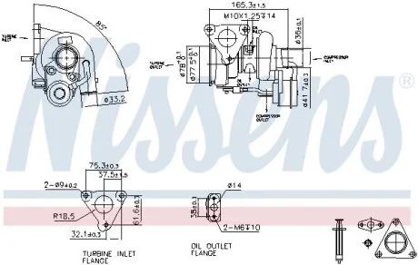 Турбокомпрессор NISSENS 93262