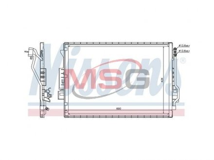 Радіатор кондиціонера First Fit NISSENS 940137 (фото 1)