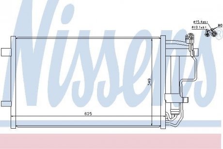 Радіатор кондиціонера First Fit NISSENS 940149